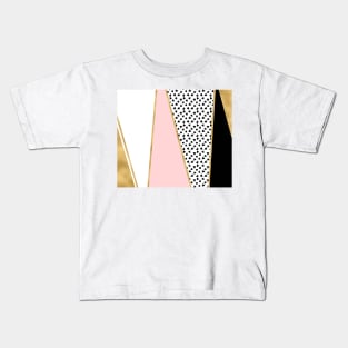 Evocative glamourous golden blush Kids T-Shirt